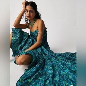 Free People- Sundrenched Printed Maxi Dress